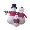 6 Ft. Snowman Family Dad With Black Hat, Mom With Red Santa Cap, Child With Green Santa Cap Airblown 18 6 Ft. Snowman Family Dad With Black Hat, Mom With Red Santa Cap, Child With Green Santa Cap Airblown -Northlight Shop brite star christmas inflatables 49 016 00 64 1000