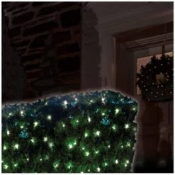 4.33 Ft. 60-Light Crystal White Amazing Morphing Net Micro Mini LED Light Show With Green Wire 5 4.33 Ft. 60-Light Crystal White Amazing Morphing Net Micro Mini LED Light Show With Green Wire -Northlight Shop brite star christmas net lights 39 521 00 4f 1000