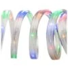 12 Ft. 50-Light Multi-Color LED Flat Rope Light -Northlight Shop brite star christmas rope lights 37 286 00 64 1000