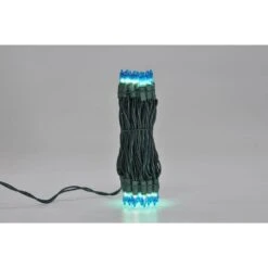 22.42 Ft. 100-Count Incandescent Blue Christmas String To String Mini Lights -Northlight Shop brite star christmas string lights 37 343 00 4f 1000