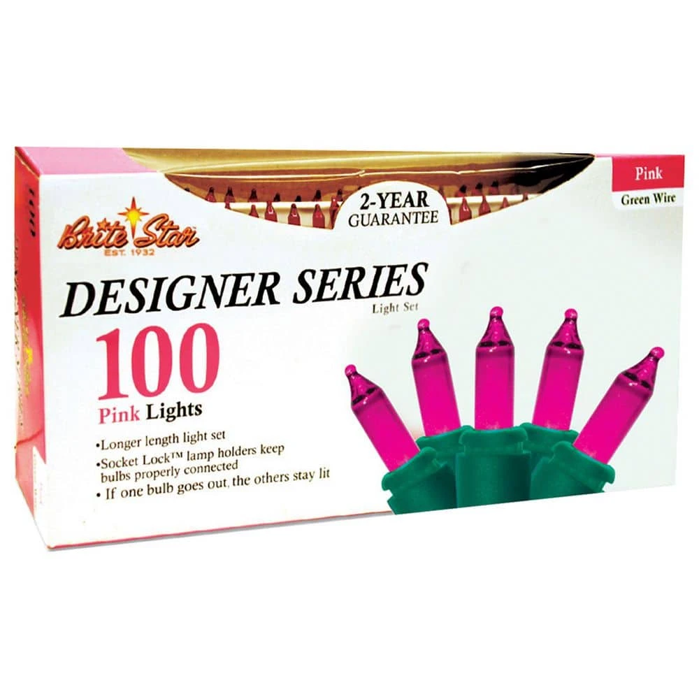 100-Light Designer Series Pink Mini Light Set 2 100-Light Designer Series Pink Mini Light Set - Image 2