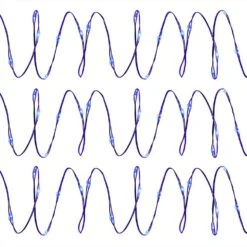 Battery Operated 35-Light Invisalite Dot LED, Blue, Blue Wire (Set Of 3)