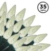 12.33 Ft. 35-Count C6 LED Warm White Christmas String Lights 12 12.33 Ft. 35-Count C6 LED Warm White Christmas String Lights -Northlight Shop brite star christmas string lights 41 622 00 64 1000