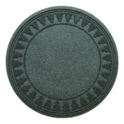 Aqua Shield Pine Tree Evergreen 35 In. Round PET Polytester/Rubber Christmas Tree Skirt Mat