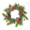 4.5 In. In. Ner Diameter Christmas Pine Cone, Pine, Berry Pillar C And Le Ring, Set Of 2 14 4.5 In. In. Ner Diameter Christmas Pine Cone, Pine, Berry Pillar C And Le Ring, Set Of 2 -Northlight Shop christmas candles 12007 64 1000