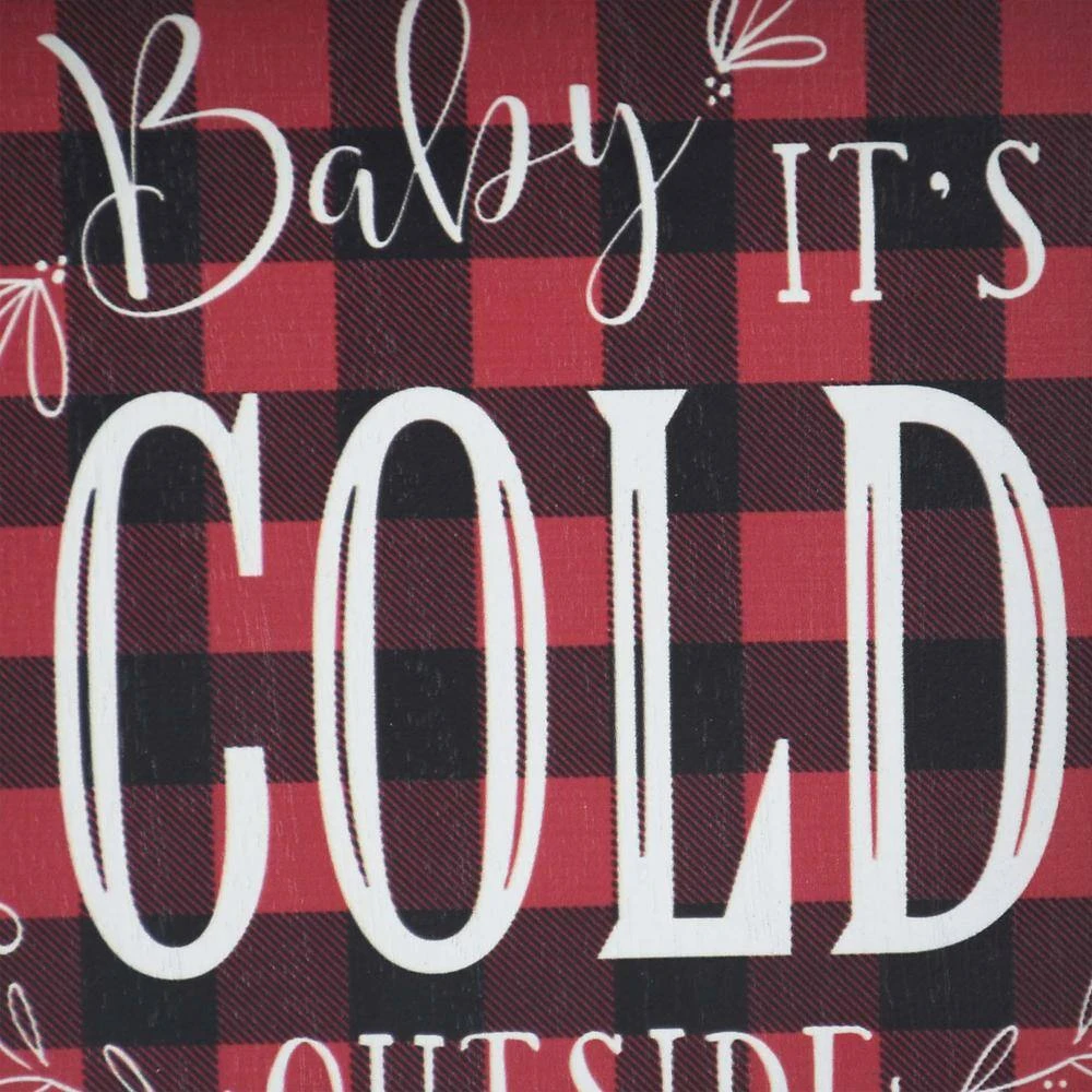 5.875 In. Wood Baby It's Cold Outside Christmas Tabletop Or Wall Decor 5 5.875 In. Wood Baby It's Cold Outside Christmas Tabletop Or Wall Decor - Image 5