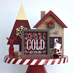 5.875 In. Wood Baby It's Cold Outside Christmas Tabletop Or Wall Decor 10 5.875 In. Wood Baby It's Cold Outside Christmas Tabletop Or Wall Decor -Northlight Shop christmas centerpieces sg2213 4f 1000