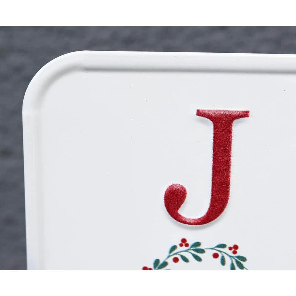 7.8 7 5 In. Joy Christmas Metal Tabletop Sign With Solid Wood Stand 4 7.8 7 5 In. Joy Christmas Metal Tabletop Sign With Solid Wood Stand - Image 4