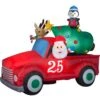 6 Ft. Christmas Vintage Truck 2 6 Ft. Christmas Vintage Truck -Northlight Shop christmas inflatables 117339x 64 1000