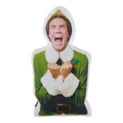 2.8 Ft Pre-Lit LED Airblown-Photorealistic Buddy The Elf Christmas Car Buddy Inflatable