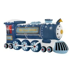 4 Ft Pre-Lit LED Airblown Polar Express Train Christmas Inflatable 7 4 Ft Pre-Lit LED Airblown Polar Express Train Christmas Inflatable -Northlight Shop christmas inflatables 21gm15491 40 1000