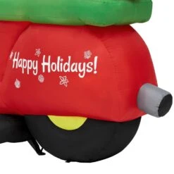 6 Ft Pre-Lit LED Airblown Peanuts Snoopy With Woodstock On Moped Scene Christmas Inflatable -Northlight Shop christmas inflatables 21gm87488 1d 1000