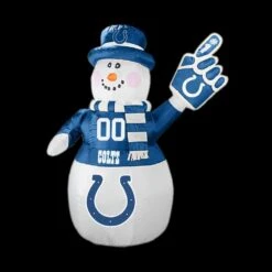 7 Ft. Indianapolis Colts Inflatable Snowman