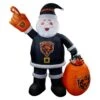 7 Ft. Chicago Bears Santa Inflatable -Northlight Shop christmas inflatables 620280 64 1000