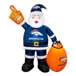 7 Ft. Denver Broncos Santa Inflatable