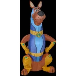 5 Ft H. Inflatable Airblown-Super Scoob From SCOOB Movie-MD-WB (WM)