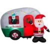 6 Ft. Tall X 5 Ft. W Christmas Inflatable Airblown-Merry RV Scene -Northlight Shop christmas inflatables g 882516 64 1000