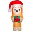3.5' Tall Christmas Inflatable Airblown-Bingo W/Present-SM-Bluey -Northlight Shop christmas inflatables g 884526 64 1000