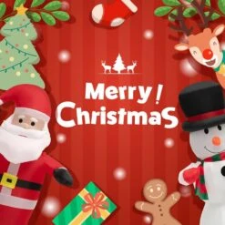 8 Ft. H X 6.7 Ft. Tall Inflatable Archway Christmas Welcoming Decor With Bright LED Lights -Northlight Shop christmas inflatables gym10256 66 1000