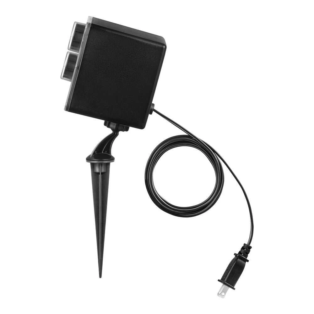 13.27 In. Christmas LED Projection Light Show Swirling Storm Bright White/Bluey Spotlight Stake 3 13.27 In. Christmas LED Projection Light Show Swirling Storm Bright White/Bluey Spotlight Stake - Image 3