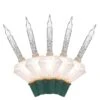 7-Light Clear And Silver Glitter Base Bubble Lights -Northlight Shop christmas novelty lights 37 525 00 64 1000