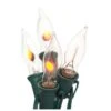 7-Light Clear Flicker Flame Old Fashioned Light Set -Northlight Shop christmas novelty lights 37 528 00 64 1000