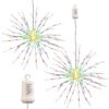 200-Light Bulbs Multi-Color LED Battery Operated Lights With Remote Control (Set Of 2) 22 200-Light Bulbs Multi-Color LED Battery Operated Lights With Remote Control (Set Of 2) -Northlight Shop christmas novelty lights 59102 64 1000