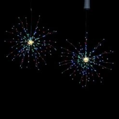 200-Light Bulbs Multi-Color LED Battery Operated Lights With Remote Control (Set Of 2) -Northlight Shop christmas novelty lights 59102 76 1000