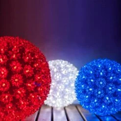 6 In. 70-Light LED Red Decorative Starlight Sphere -Northlight Shop christmas novelty lights 76480 fa 1000