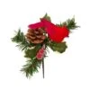 Cardinal Berries Needle Ornament Pick (Set Of 3) -Northlight Shop christmas ornament sets 7893 64 1000