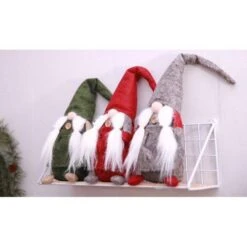 Set Of 3 Christmas Decorations Ornament Santa Old Man Long Beard Doll Christmas Children Gift Window Decoration Supplies 5 Set Of 3 Christmas Decorations Ornament Santa Old Man Long Beard Doll Christmas Children Gift Window Decoration Supplies -Northlight Shop christmas ornament sets w1omdwlb3 4f 1000