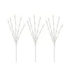 3 Count 29 In. H 60-Light Warm White Twinkling LED Twig Tree Pathmarkers -Northlight Shop christmas pathway lights 46 392 00 64 1000