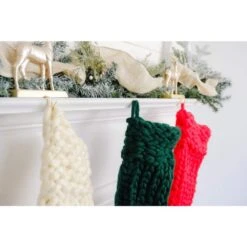 22 In. Chunky Knit Cream Christmas Stocking 5 22 In. Chunky Knit Cream Christmas Stocking -Northlight Shop christmas stockings 10018 4f 1000