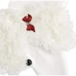 22 In. White Poodle Dog Faux Fur Christmas Stocking 8 22 In. White Poodle Dog Faux Fur Christmas Stocking -Northlight Shop christmas stockings hh03 1f 1000