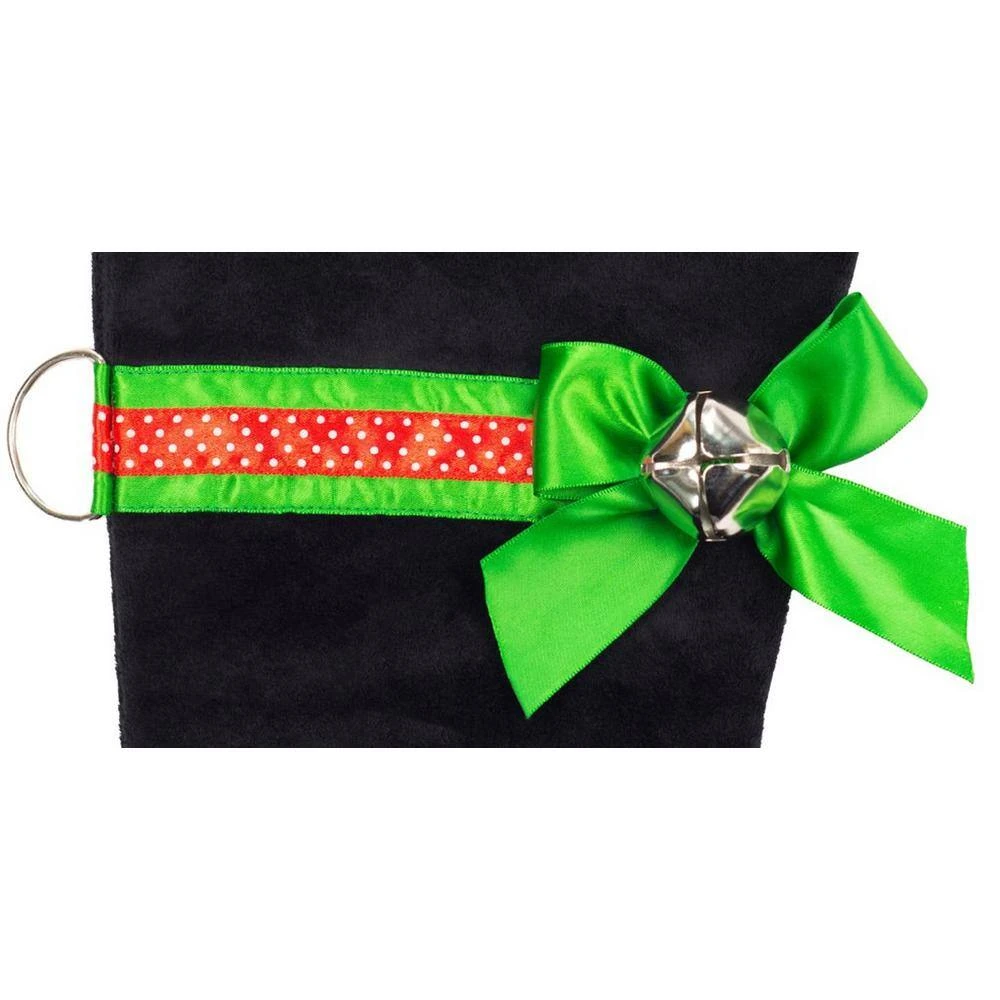 22 In. Black And Tan Dachshund Dog Faux Fur Christmas Stocking 3 22 In. Black And Tan Dachshund Dog Faux Fur Christmas Stocking - Image 3