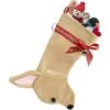 22 In. Chihuahua Dog Faux Fur Christmas Stocking