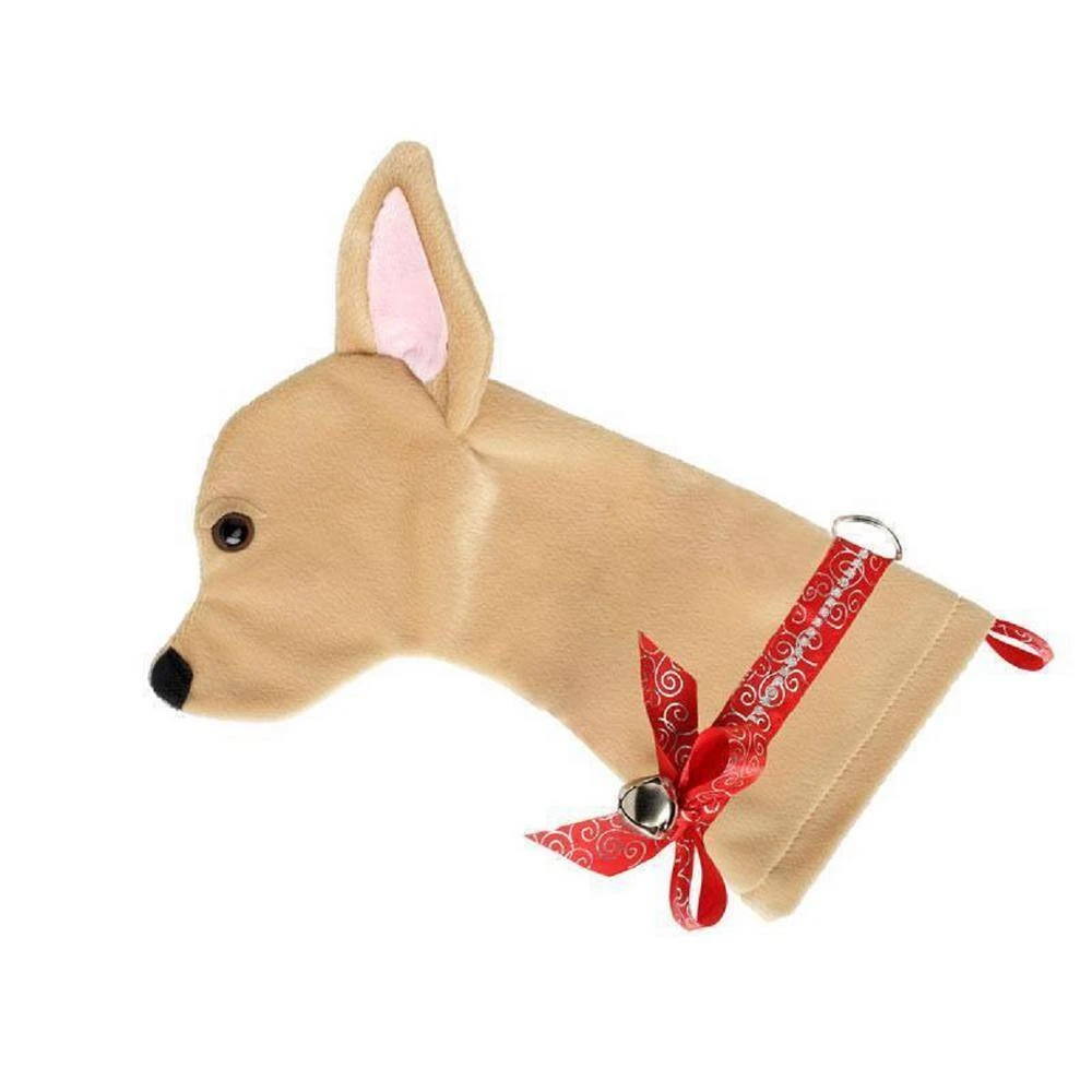 22 In. Chihuahua Dog Faux Fur Christmas Stocking 2 22 In. Chihuahua Dog Faux Fur Christmas Stocking - Image 2