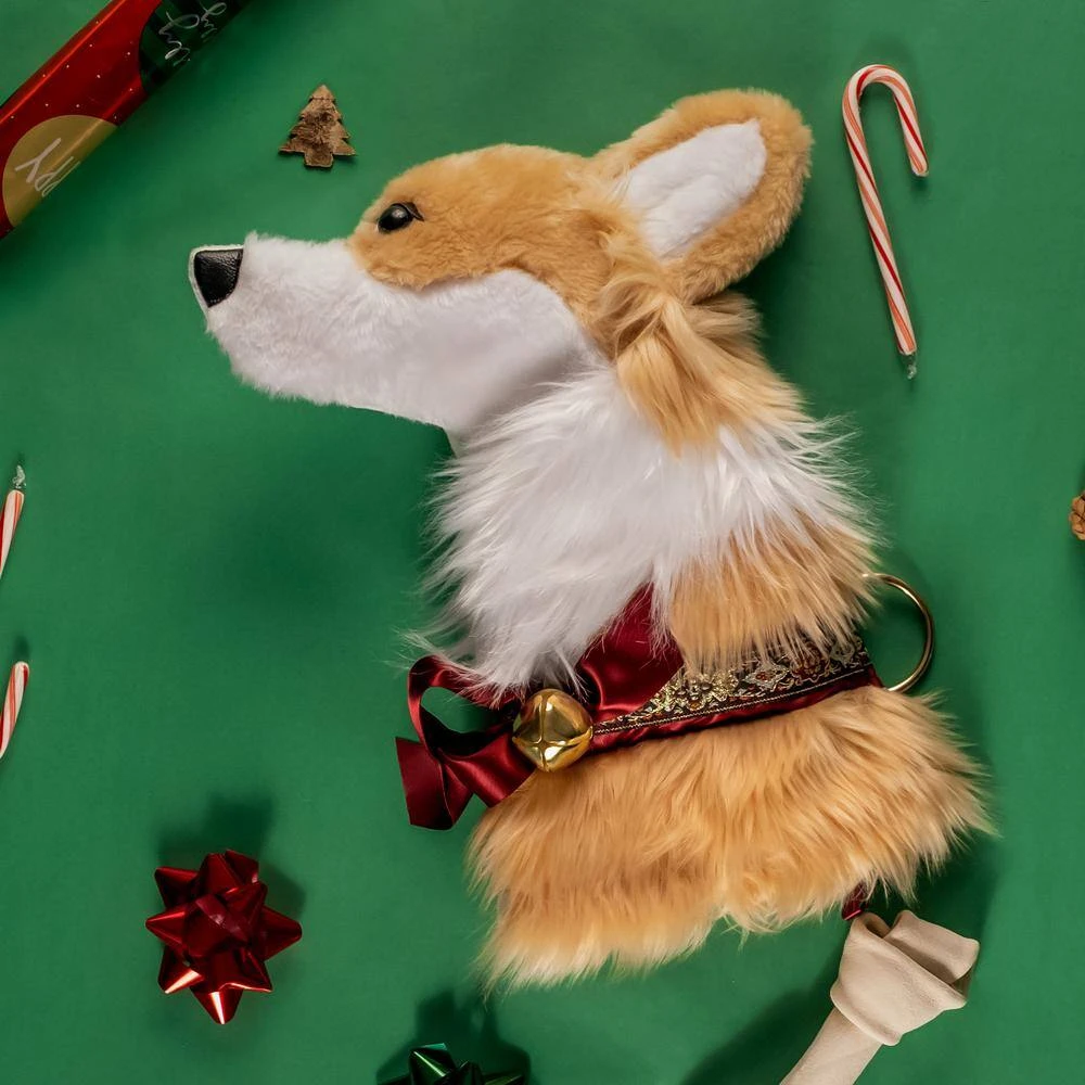 22 In. Corgi Dog Faux Fur Christmas Stocking 5 22 In. Corgi Dog Faux Fur Christmas Stocking - Image 5