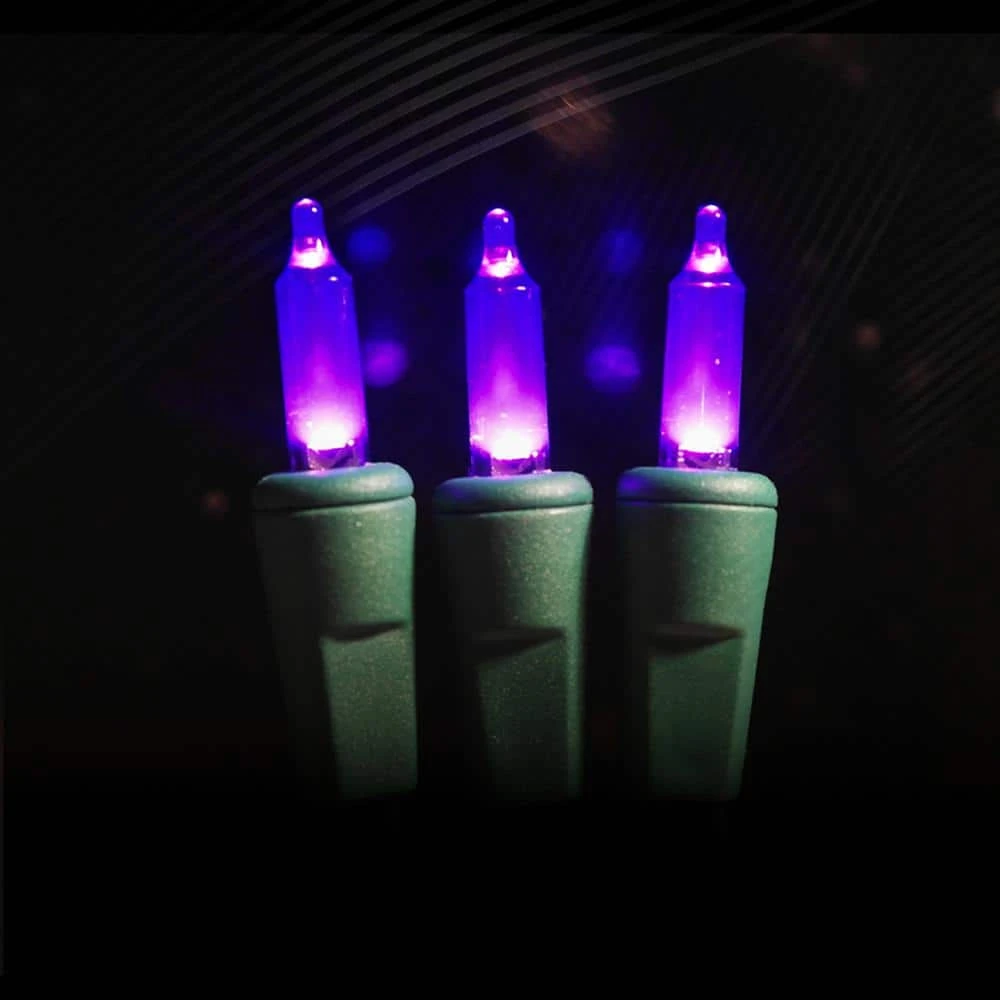 Purple T5 LED Lights With 4 In. Spacing (Set Of 50) 1 Purple T5 LED Lights With 4 In. Spacing (Set Of 50)