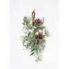 12 In. Pine Cone Berry And Mistletoe Mini Artificial Christmas Swag -Northlight Shop christmas swag 7979 64 1000