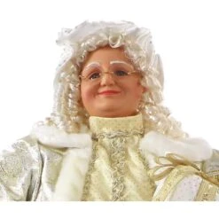 36 In. Christmas Music And Motion Mrs. Claus With Gift And Baslet -Northlight Shop christmas time christmas figurines ct mc036 1wt9 40 1000