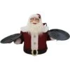 25 In. Christmas Musical Santa Claus With 2 Serving Plates 21 25 In. Christmas Musical Santa Claus With 2 Serving Plates -Northlight Shop christmas time christmas figurines ct sc036 1rd2 64 1000
