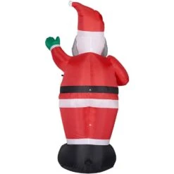 10 Ft. X 5 Ft. Santa Holding HO HO HO Banner Christmas Inflatable With Storage Bag 13 10 Ft. X 5 Ft. Santa Holding HO HO HO Banner Christmas Inflatable With Storage Bag -Northlight Shop christmas time christmas inflatables ct santa101 l 1d 1000