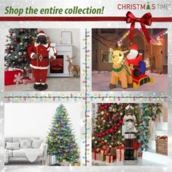 5 Ft. Unlit Frosted Artificial Christmas Tree -Northlight Shop christmas time unlit christmas trees ct ff050 nlfl 1d 1000
