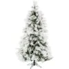 5 Ft. Unlit Frosted Artificial Christmas Tree -Northlight Shop christmas time unlit christmas trees ct ff050 nlfl 64 1000