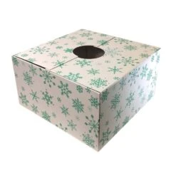 The Original 5 In. Dia Snowflakes Christmas Tree Box