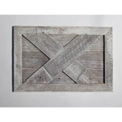 Farmhouse Deluxe 22.5 In. W X 14.5 In. H, 30 In. Dia, White Wash Decorative Christmas Tree Box Collar -Northlight Shop christmas tree collars treecollarwhite fa 1000