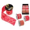 4 In. X 30 Ft. Gold On Red Jumbo Wire Edge Xmas Ribbon (6-Pack) -Northlight Shop christmas tree ribbon 41974 64 1000