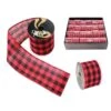 2.5 In. X 9 Ft. Red Buffalo Plaid Wire Edge Xmas Ribbon (24-Pack) 11 2.5 In. X 9 Ft. Red Buffalo Plaid Wire Edge Xmas Ribbon (24-Pack) -Northlight Shop christmas tree ribbon 81464 64 1000