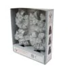 4 In. White LED Light Mini Bows (4-Pack) -Northlight Shop christmas tree ribbon bg04 1w003 a 64 1000
